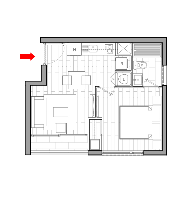 Plano Departamento 203