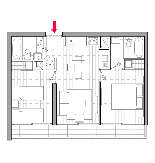Plano Departamento 203
