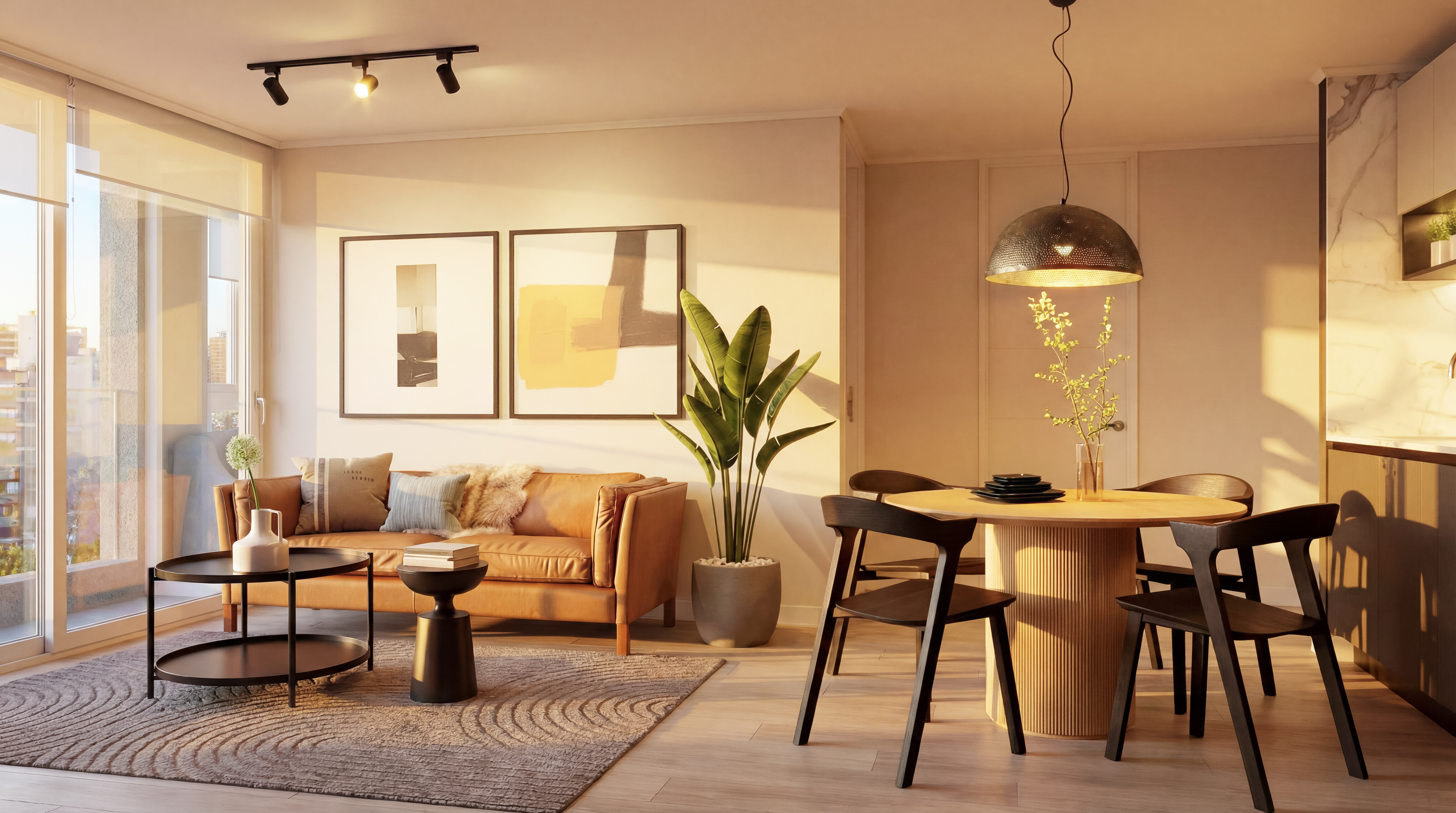 Luminoso living