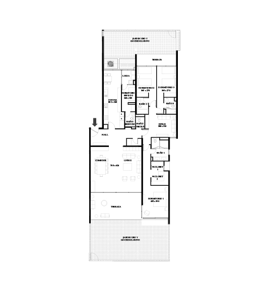 Plano Departamento 102